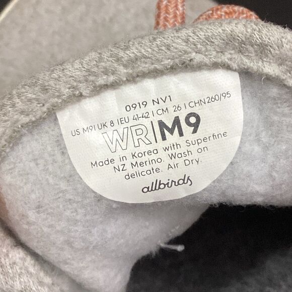 Allbirds Wool Runner - Men's Size 9 - Light Gray Merino Wool - Running Shoes - Picture 10 of 10